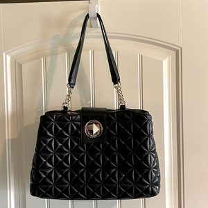 Kate Spade Whitaker Place Elena Purse Bag Black Leather